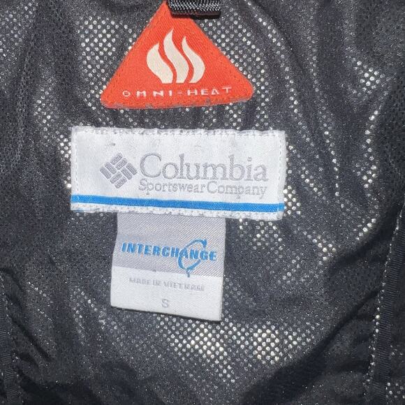 Women’s Columbia Omni-Tech Omni-Heat Waterproof Hooded Jacket Black Size Small - Picture 2 of 11